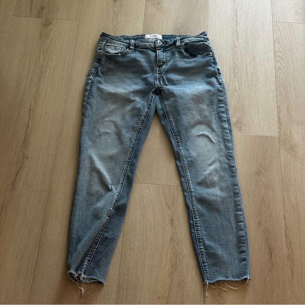 Pistola Ankle Cropped Skinny Jeans light wash